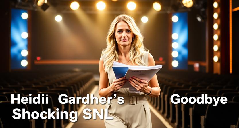 Heidi Gardner’s Shocking SNL Goodbye